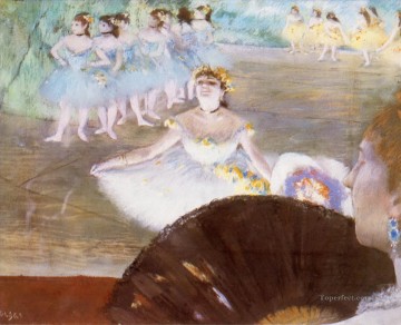 花の花束を持つダンサー 1878 エドガー・ドガ Oil Paintings